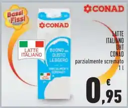 Conad LATTE ITALIANO UHT CONAD offerta