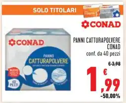 Conad PANNI CATTURAPOLVERE CONAD offerta