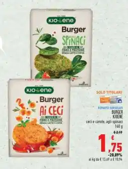 Conad BURGER KIOENE offerta