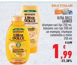 Conad ULTRA DOLCE GARNIER offerta