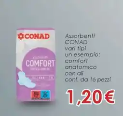 Conad Assorbenti CONAD offerta