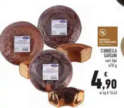 Conad CIAMBELLA GARGANI offerta