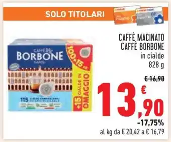 Caffè Macinato Caffè Borbone