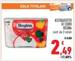 Conad ASCIUGATUTTO DI CUORI REGINA offerta