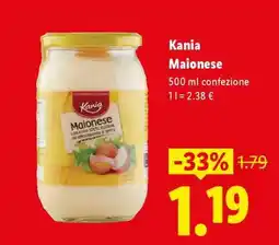 Lidl Kania Maionese offerta