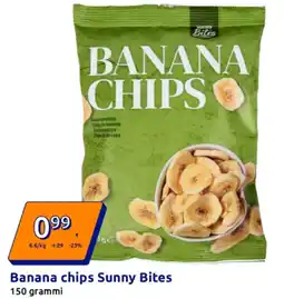 Action Banana chips Sunny Bites offerta