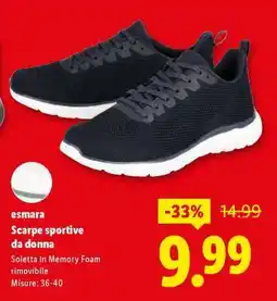Lidl Scarpe sportive da donna offerta