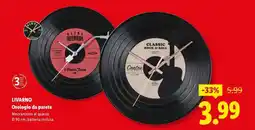 Lidl Livarno Orologio da parete offerta