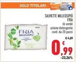 Conad Salviette MilleusiPiù Fria offerta