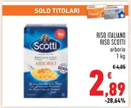 Conad RISO ITALIANO RISO SCOTTI offerta