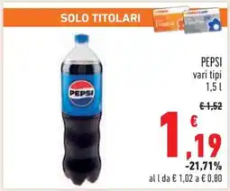 Conad Pepsi offerta