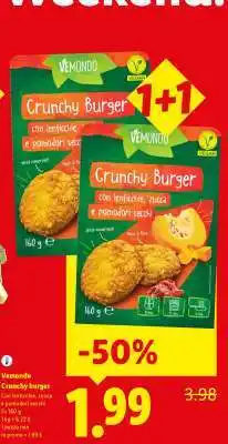 Lidl Vemondo Crunchy Burger offerta