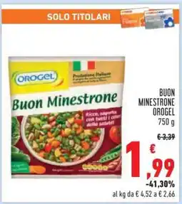 Conad Buon Minestrone Orogel offerta