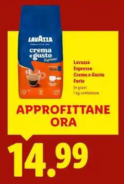 Lidl Lavazza Espresso Crema e Gusto Forte offerta
