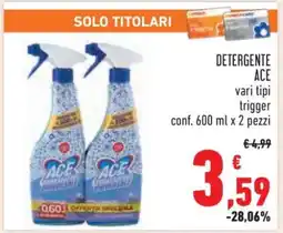 Conad DETERGENTE ACE offerta
