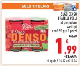 Conad SUGO DENSO FRATELLI POLLI offerta