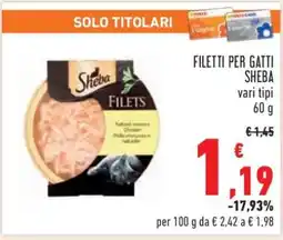 Conad Filetti per gatti Sheba offerta