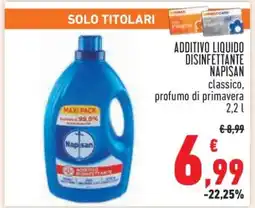 Conad Additivo Liquido Disinfettante NAPISAN offerta