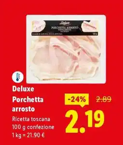 Lidl Deluxe Porchetta arrosto offerta