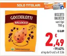 Conad Biscotti Balocco offerta