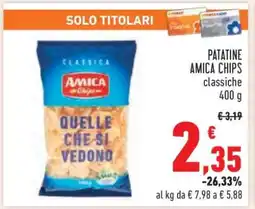 Conad Patatine Amica Chips Classiche offerta