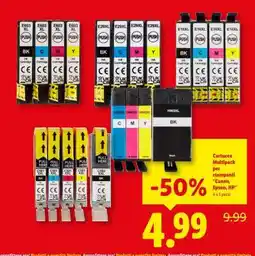 Lidl Cartucce Multipack per stampanti Canon, Epson, HP offerta