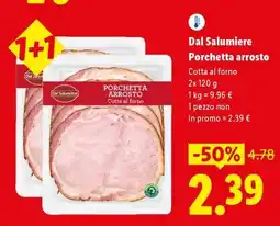 Lidl Dal Salumiere Porchetta arrosto offerta