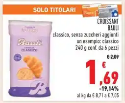 Conad Croissant Bauli offerta