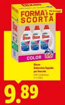 Lidl Dixan offerta