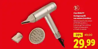 Cien BEAUTY Asciugacapelli con motore brushless