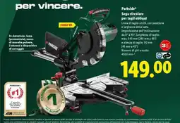 Lidl PARKSIDE Sega circolare per tagli obliqui offerta
