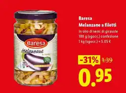 Lidl Baresa Melanzane a filetti offerta