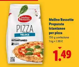 Lidl Molino Rossetto Preparato istantaneo per pizza offerta