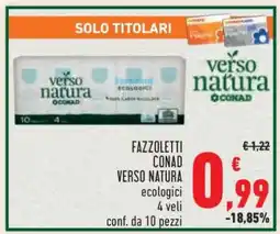 Conad Fazzoletti Conad Verso Natura offerta
