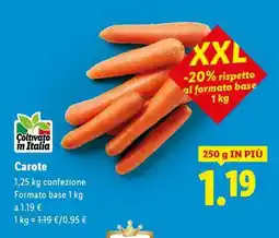Lidl Carote offerta