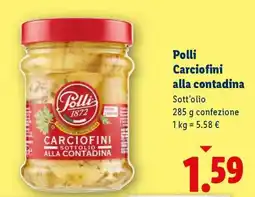 Lidl Polli Carciofini alla contadina offerta