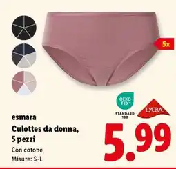 Lidl esmara offerta