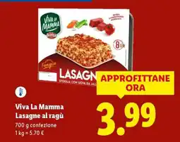 Lidl Viva la Mamma Lasagne al ragù offerta