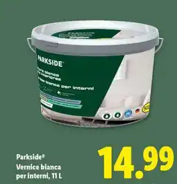 Lidl Parkside Vernice bianca per interni, 11 L offerta