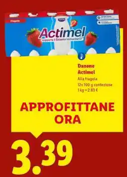 Lidl Danone Actimel offerta