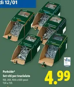 Lidl PARKSIDE offerta