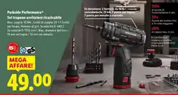 Lidl Parkside Performance Set trapano avvitatore ricaricabile offerta