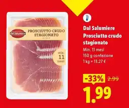 Lidl Dal Salumiere Prosciutto crudo stagionato offerta