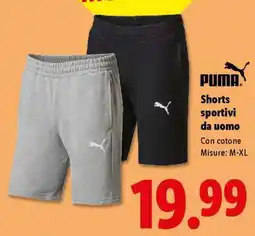 Lidl PUMA Shorts sportivi da uomo offerta