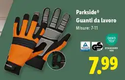 Lidl Parkside Guanti da lavoro offerta
