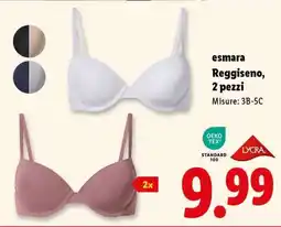 Lidl esmara Reggiseno, 2 pezzi offerta