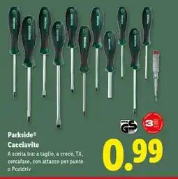 Lidl PARKSIDE Cacciavite offerta