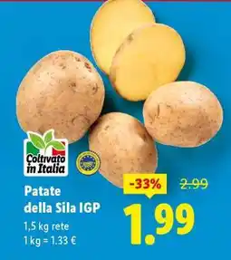 Lidl Patate della Sila IGP offerta
