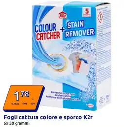 Action Fogli cattura colore e sporco K2r offerta