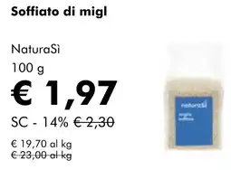 NaturaSì Soffiato di migl Natura Sì offerta